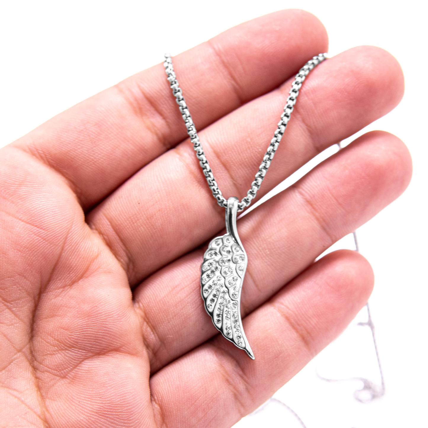 Iced Wing Pendant